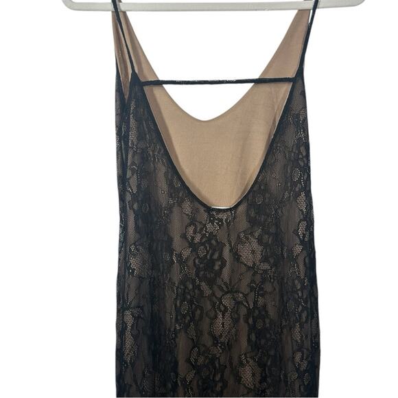 ASOS DESIGN Black Lace Cami Slip Maxi Dress Sz M NWOT Evening Gown - Picture 10 of 16